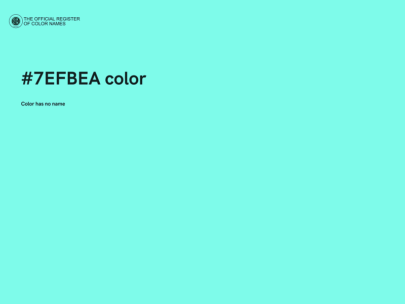 #7EFBEA color image