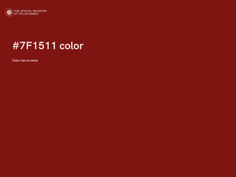 #7F1511 color image