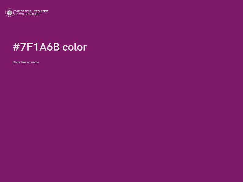 #7F1A6B color image