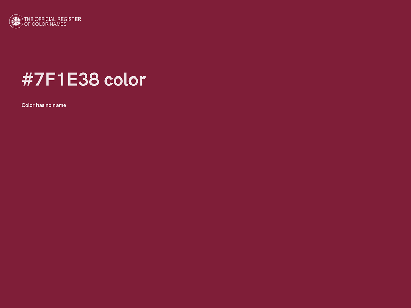 #7F1E38 color image