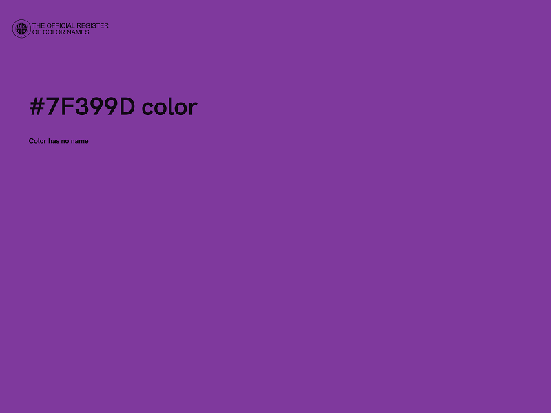 #7F399D color image