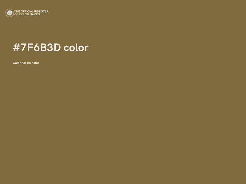 #7F6B3D color image