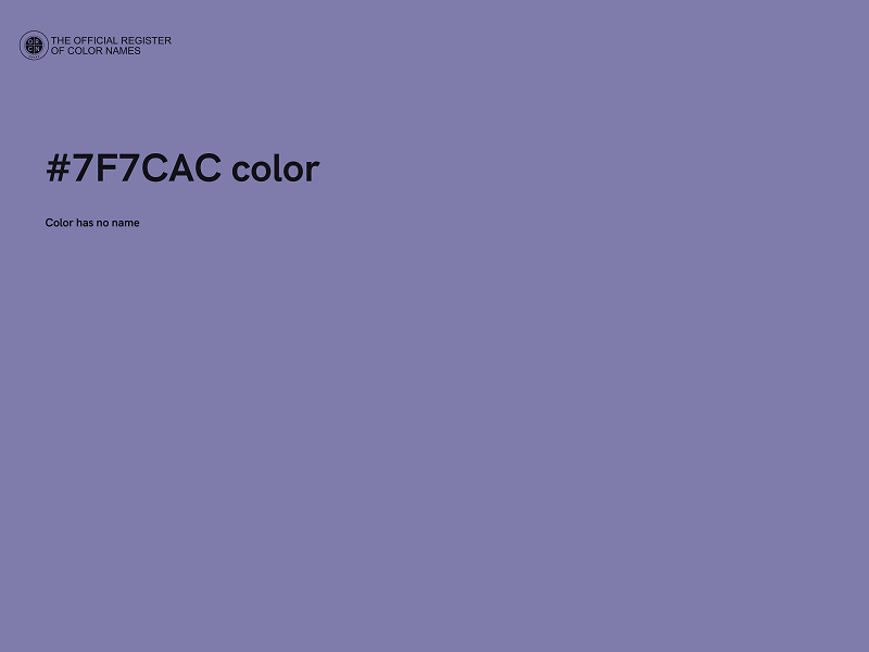 #7F7CAC color image