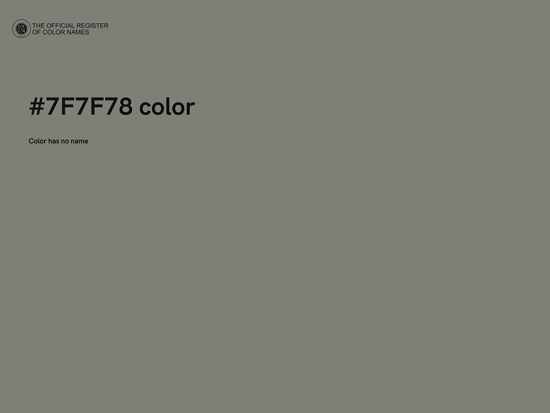 #7F7F78 color image