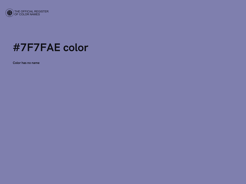 #7F7FAE color image