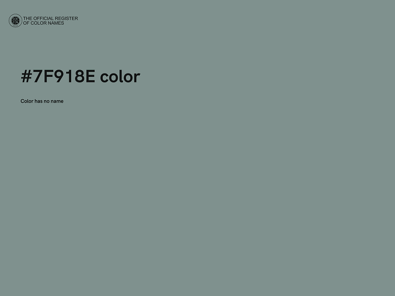 #7F918E color image