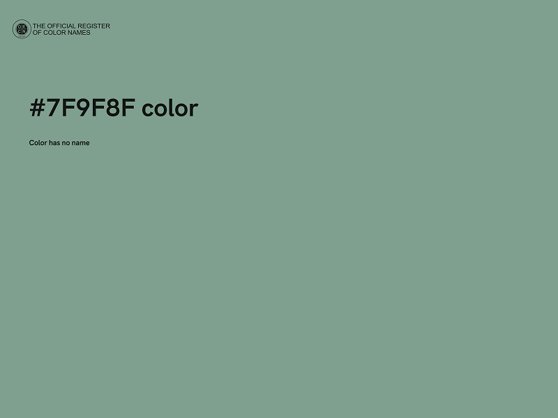 #7F9F8F color image