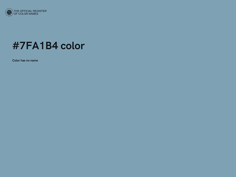 #7FA1B4 color image