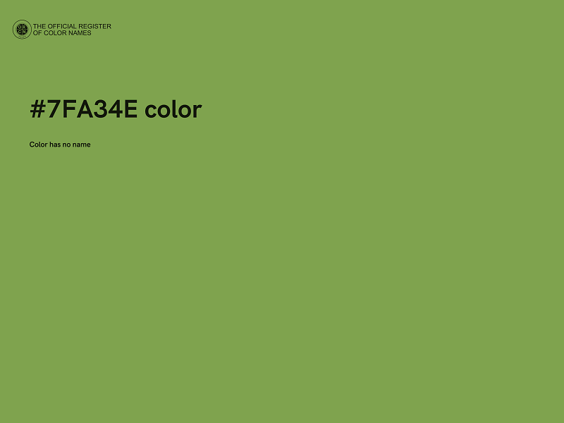 #7FA34E color image