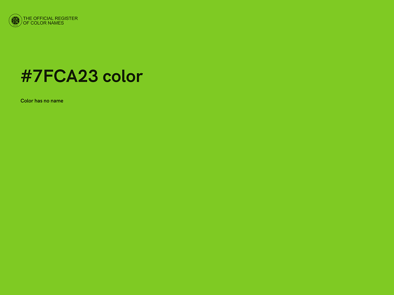 #7FCA23 color image