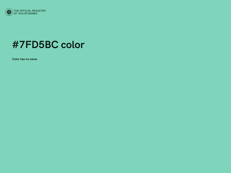 #7FD5BC color image