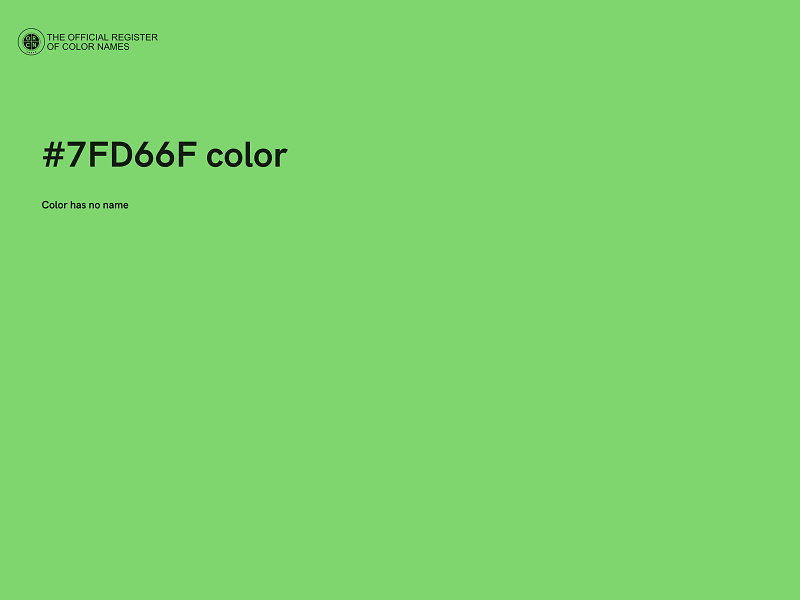 #7FD66F color image