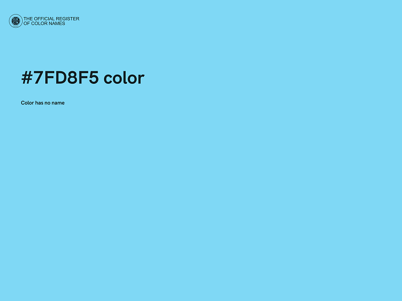 #7FD8F5 color image