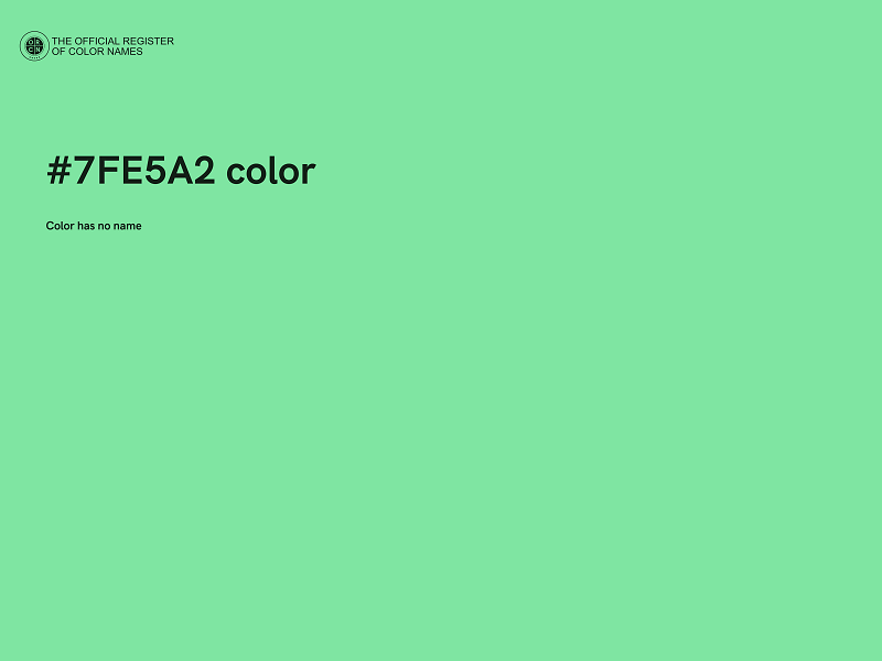 #7FE5A2 color image