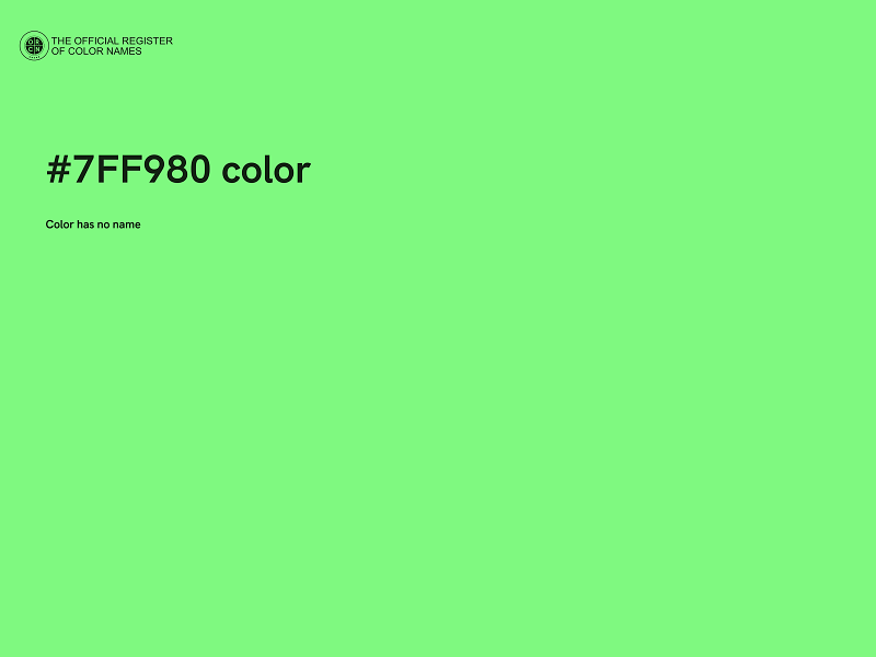 #7FF980 color image