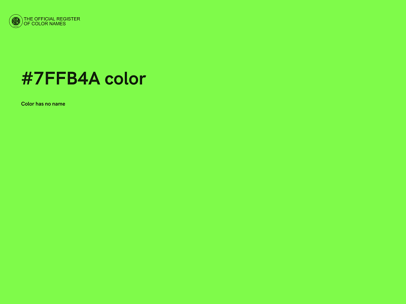 #7FFB4A color image