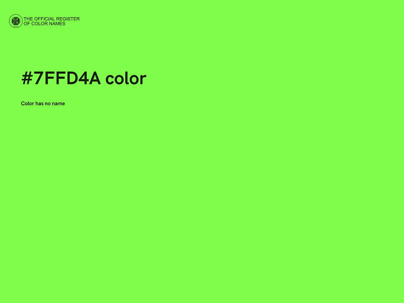 #7FFD4A color image