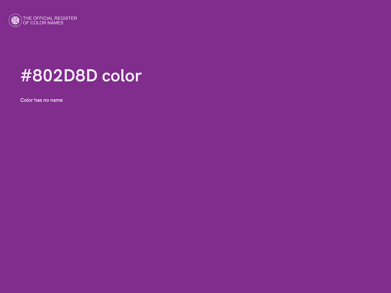 #802D8D color image