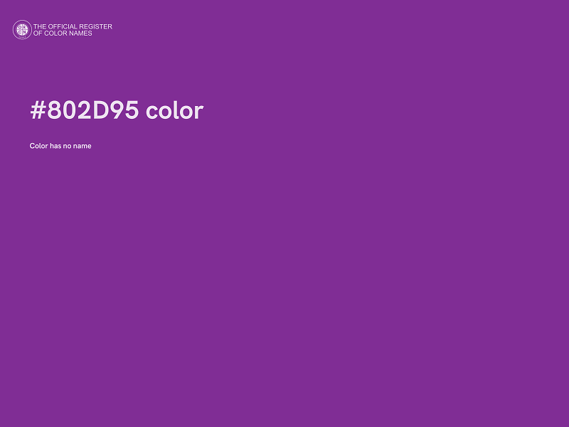 #802D95 color image