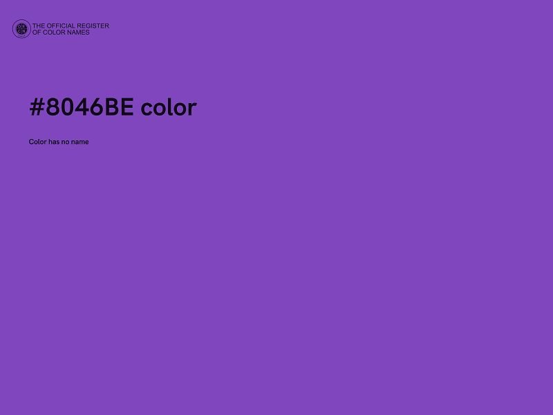 #8046BE color image