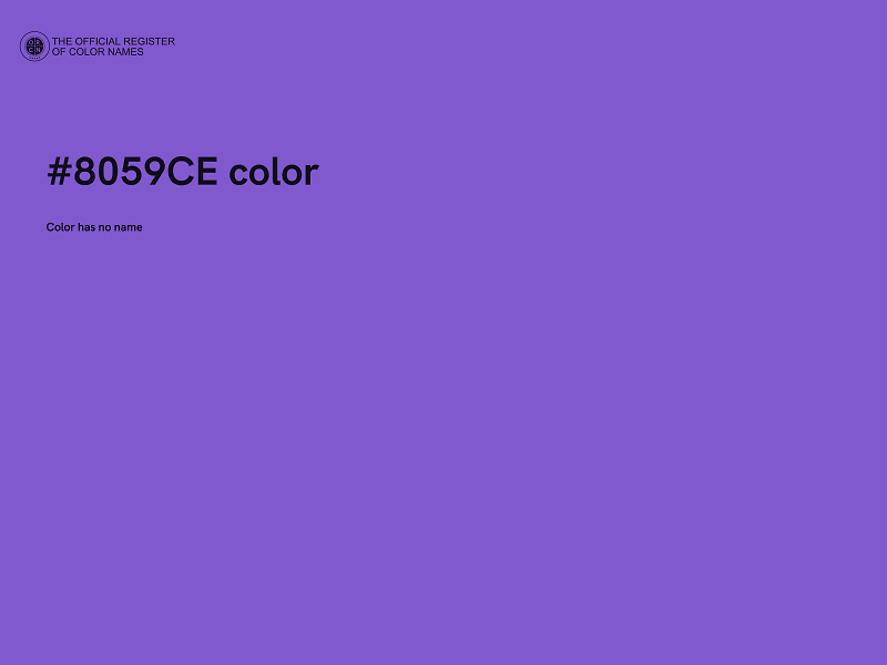 #8059CE color image