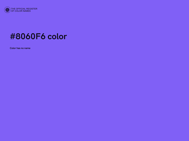 #8060F6 color image