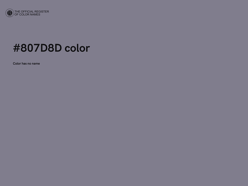 #807D8D color image