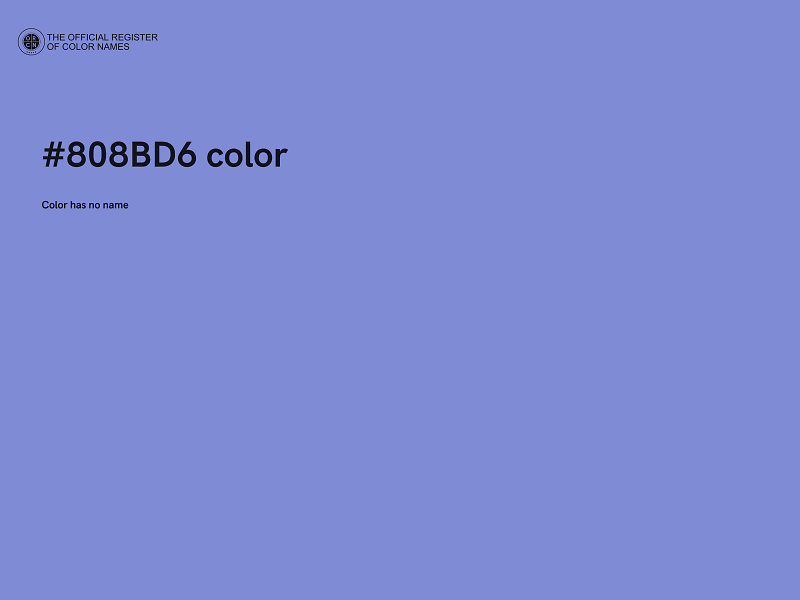 #808BD6 color image