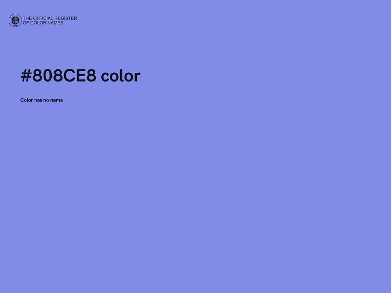 #808CE8 color image