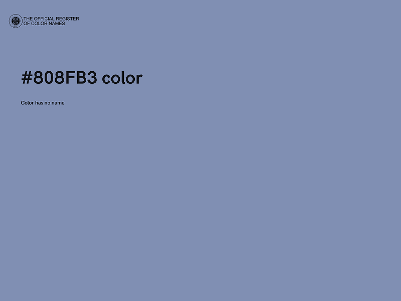 #808FB3 color image