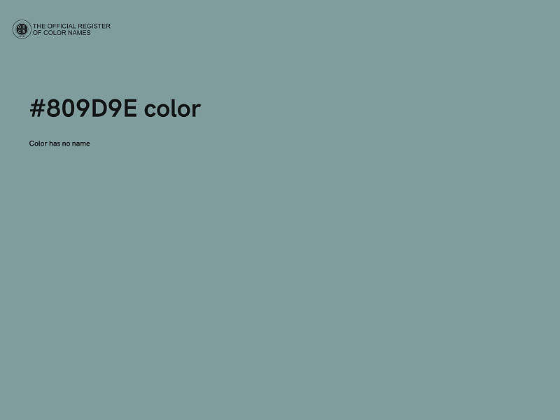 #809D9E color image