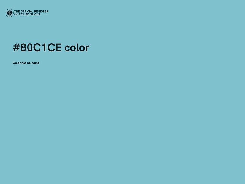 #80C1CE color image