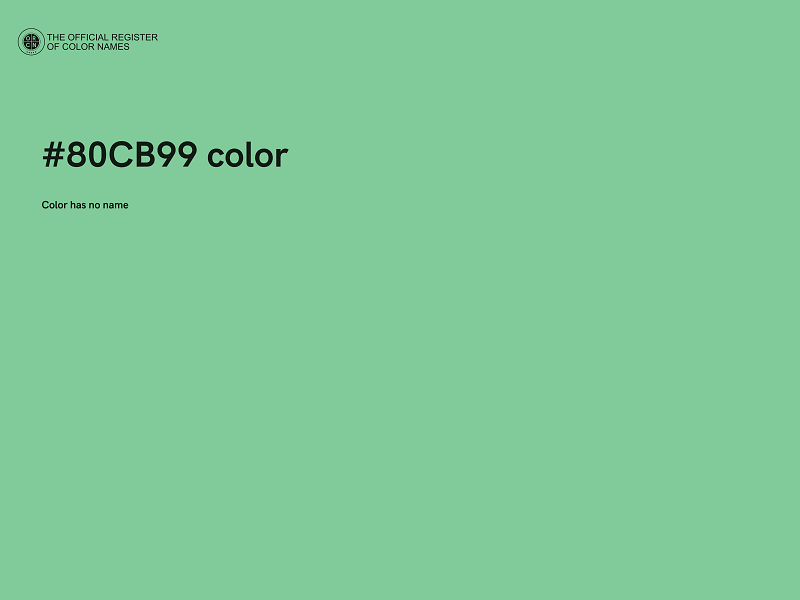 #80CB99 color image