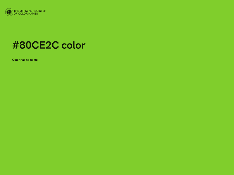 #80CE2C color image