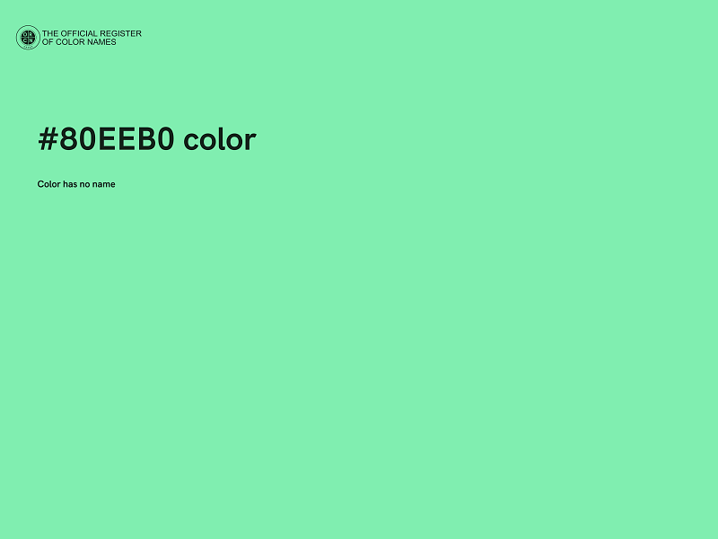 #80EEB0 color image