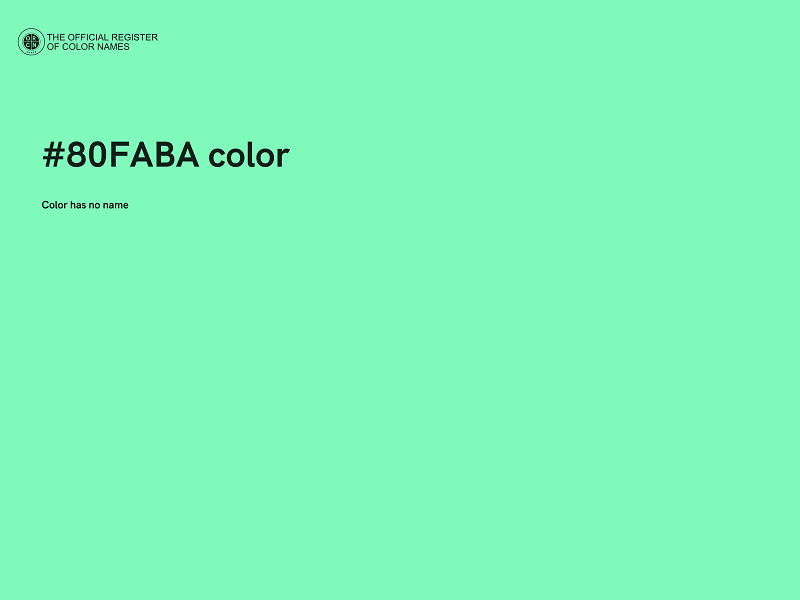 #80FABA color image