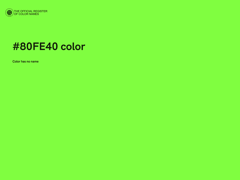 #80FE40 color image