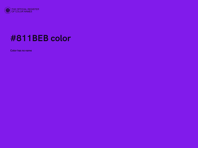 #811BEB color image