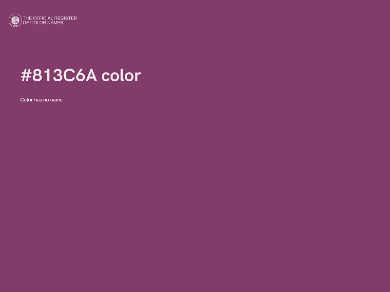 #813C6A color image