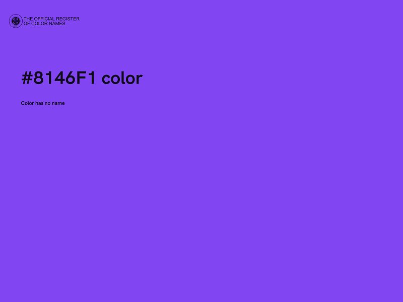 #8146F1 color image