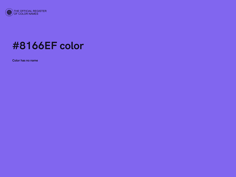 #8166EF color image