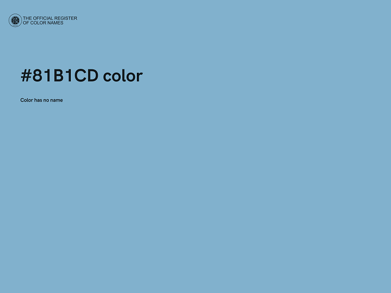 #81B1CD color image