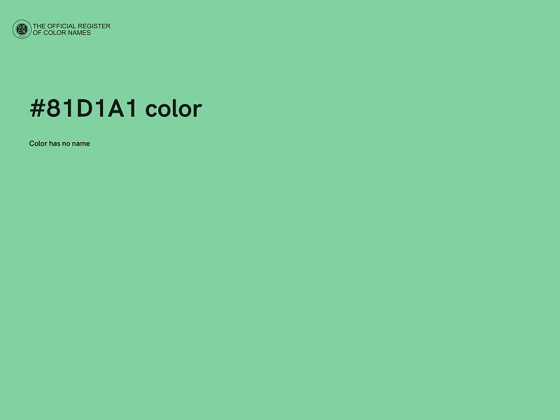 #81D1A1 color image