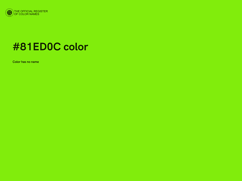 #81ED0C color image