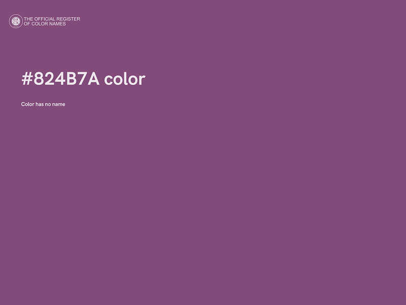 #824B7A color image