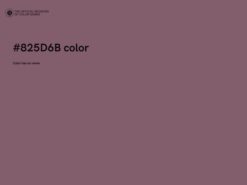 #825D6B color image