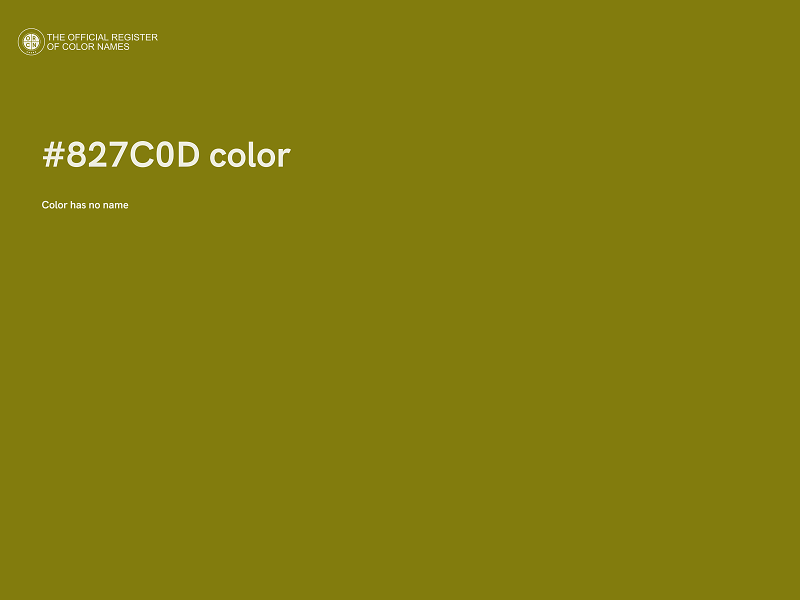 #827C0D color image