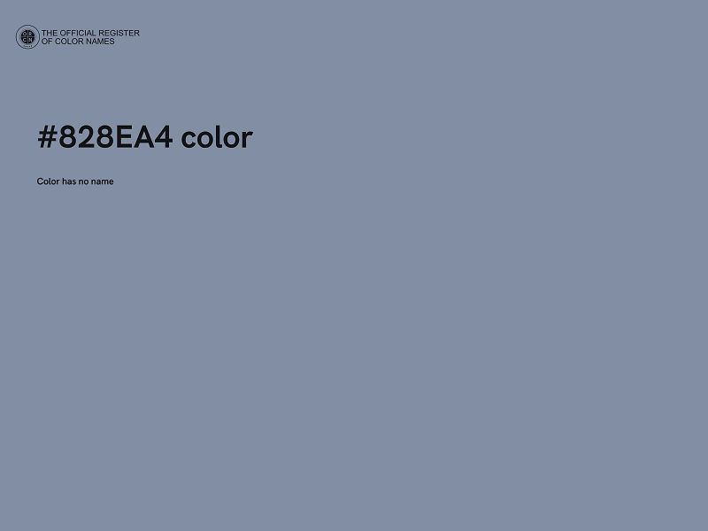 #828EA4 color image