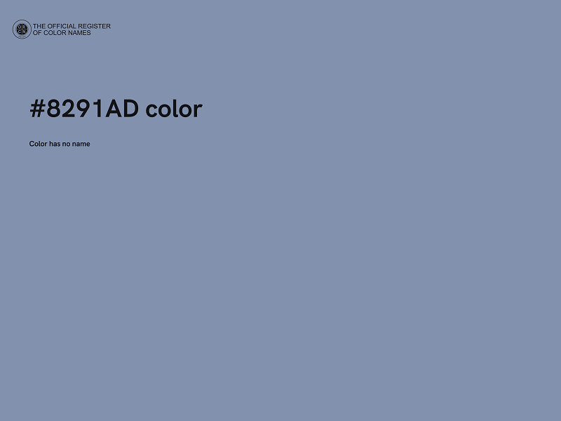 #8291AD color image