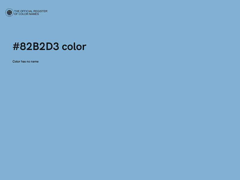 #82B2D3 color image